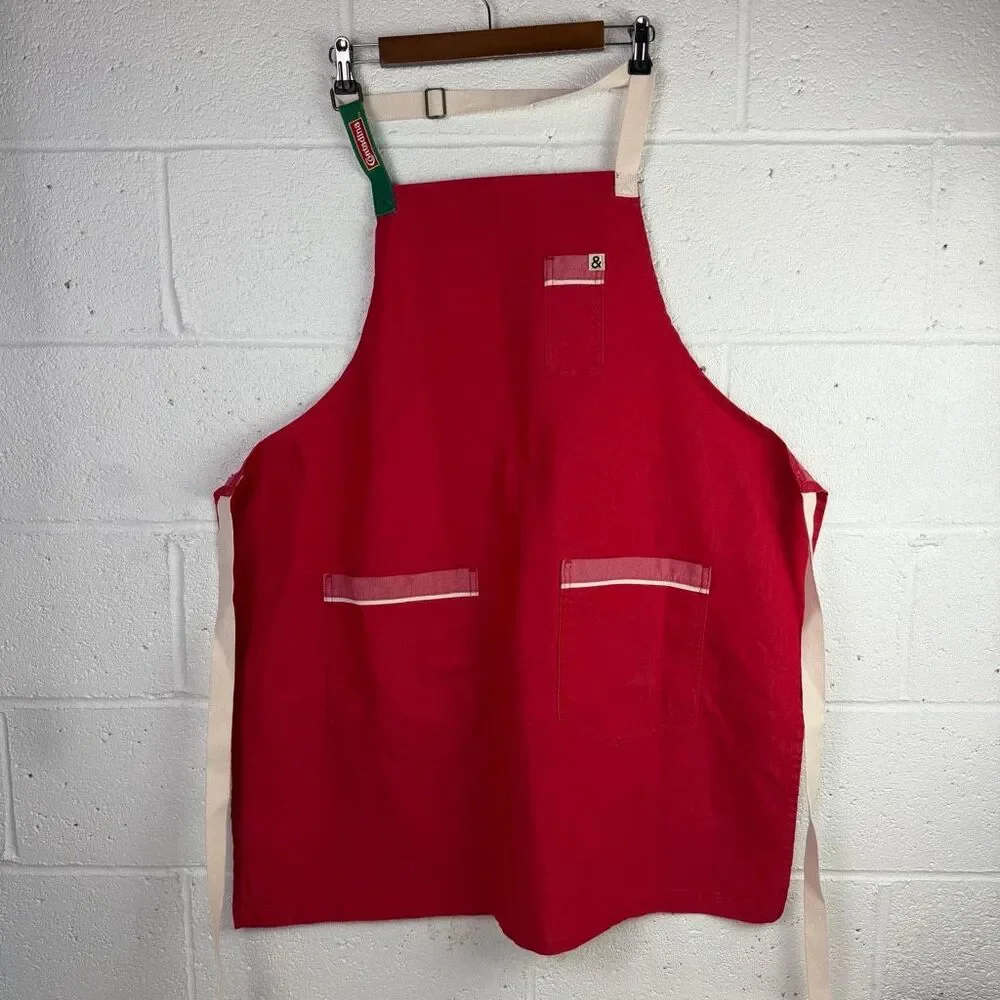 Hedley & Bennett Special Contadina Apron Red Green